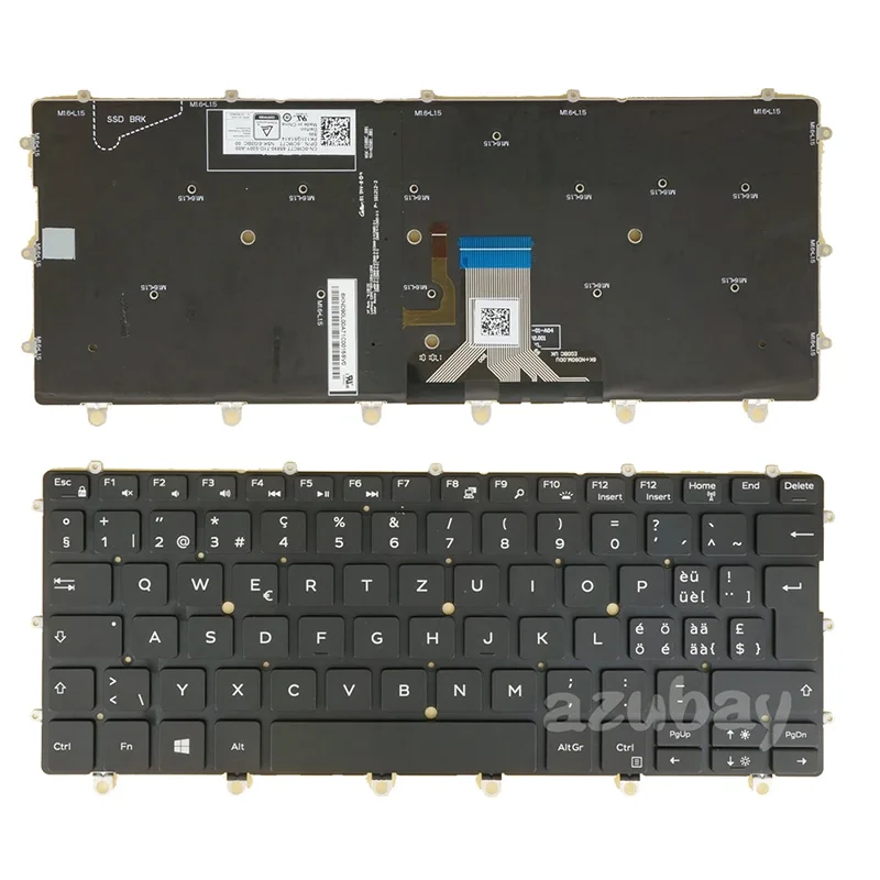 Belgian US UK Swiss CH Spanish Nordic Swedish FI DN NW Keyboard For Dell XPS 13 9365 2-in-1, 0RDGNN 0GK2HH 0CMC7T 026HWV 0WPCF9
Belgian US UK Swiss CH Spanish Nordic Swedish FI DN NW Keyboard For Dell XPS 13 9365 2-in-1, 0RDGNN 0GK2HH 0CMC7T 026HWV 0WPCF9