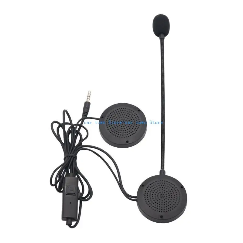 RXJE Helmets Speaker with Boom Mic Helmet Mounted Earphones with Mic for Live Stream
RXJE Helmets Speaker with Boom Mic Helmet Mounted Earphones with Mic for Live Stream