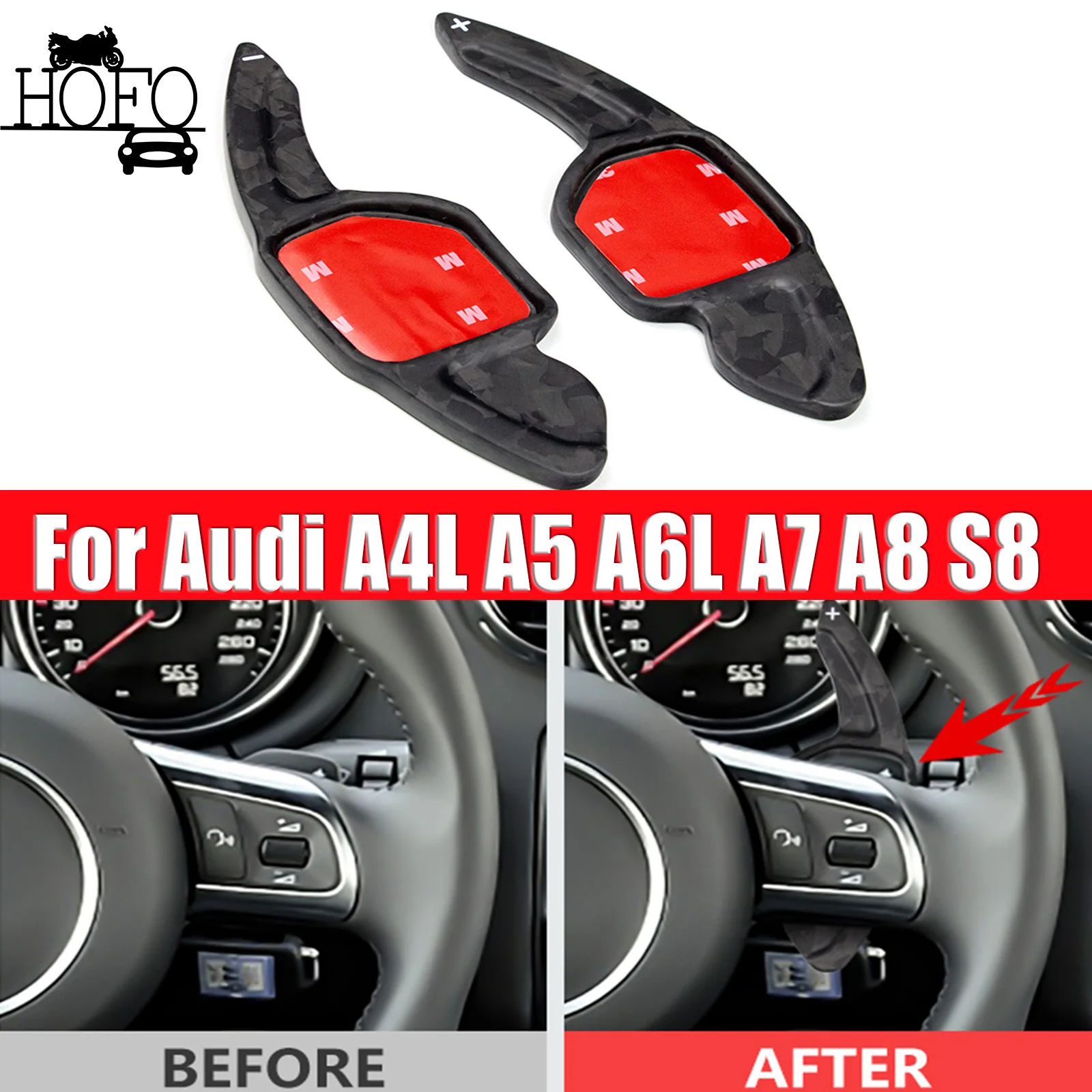 Car Steering Wheel Extension Shift Paddles Trim For Audi A4L A5 A6L A7 A8 S8
Car Steering Wheel Extension Shift Paddles Trim For Audi A4L A5 A6L A7 A8 S8