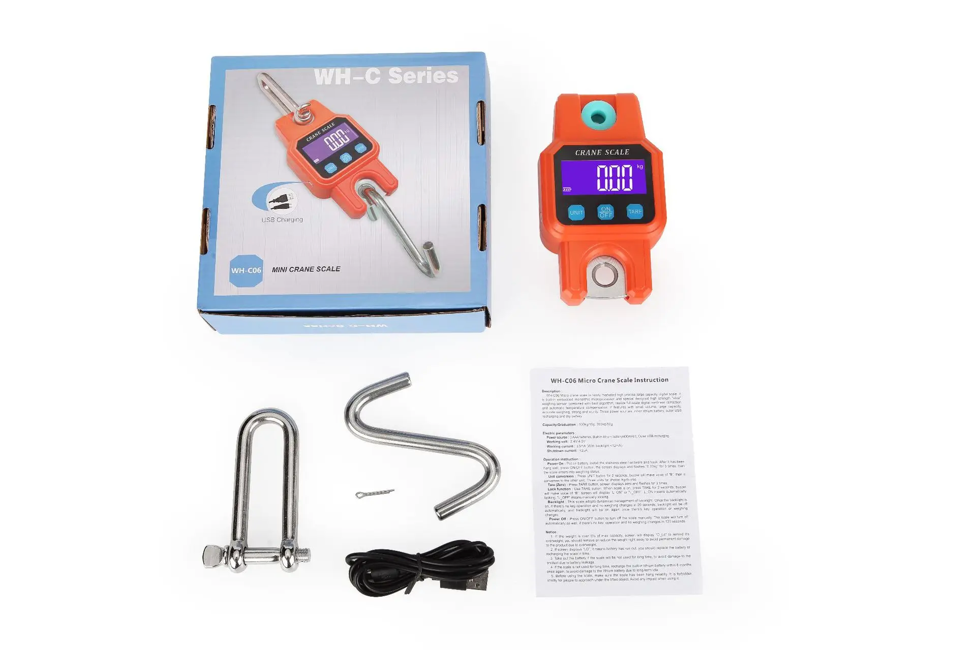 Микро-весы крановые 300 кг/50 г, перезаряжаемые, с крюком, цифровые, Bluetooth, USB, из нержавеющей стали
Микро-весы крановые 300 кг/50 г, перезаряжаемые, с крюком, цифровые, Bluetooth, USB, из нержавеющей стали