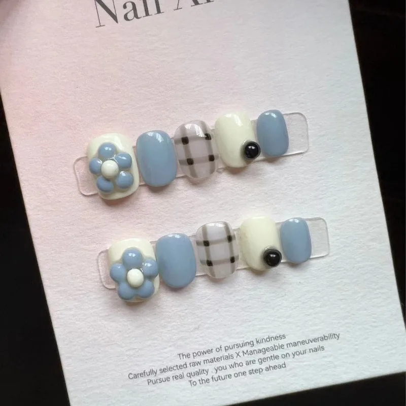 False Nails Fake Nails Full Cover Press on Nails Removable Diy Pure Handmade Reusable Three-dimensional Little Lattice
False Nails Fake Nails Full Cover Press on Nails Removable Diy Pure Handmade Reusable Three-dimensional Little Lattice
