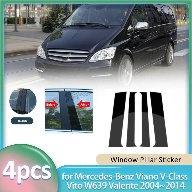 Window Trim Sticker for Mercedes-Benz Viano V-Class For Vito W639 Valente 2004~2014 BC Pillar Post Cover Door Accessories
Window Trim Sticker for Mercedes-Benz Viano V-Class For Vito W639 Valente 2004~2014 BC Pillar Post Cover Door Accessories