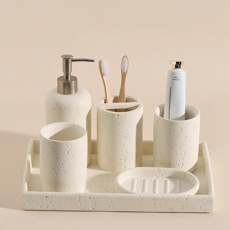Bathroom Lotion Bottle Toothbrush Holder Tray Toiletry European Home Bathroom Products Hotel Electric Toothbrush Shelf
Bathroom Lotion Bottle Toothbrush Holder Tray Toiletry European Home Bathroom Products Hotel Electric Toothbrush Shelf