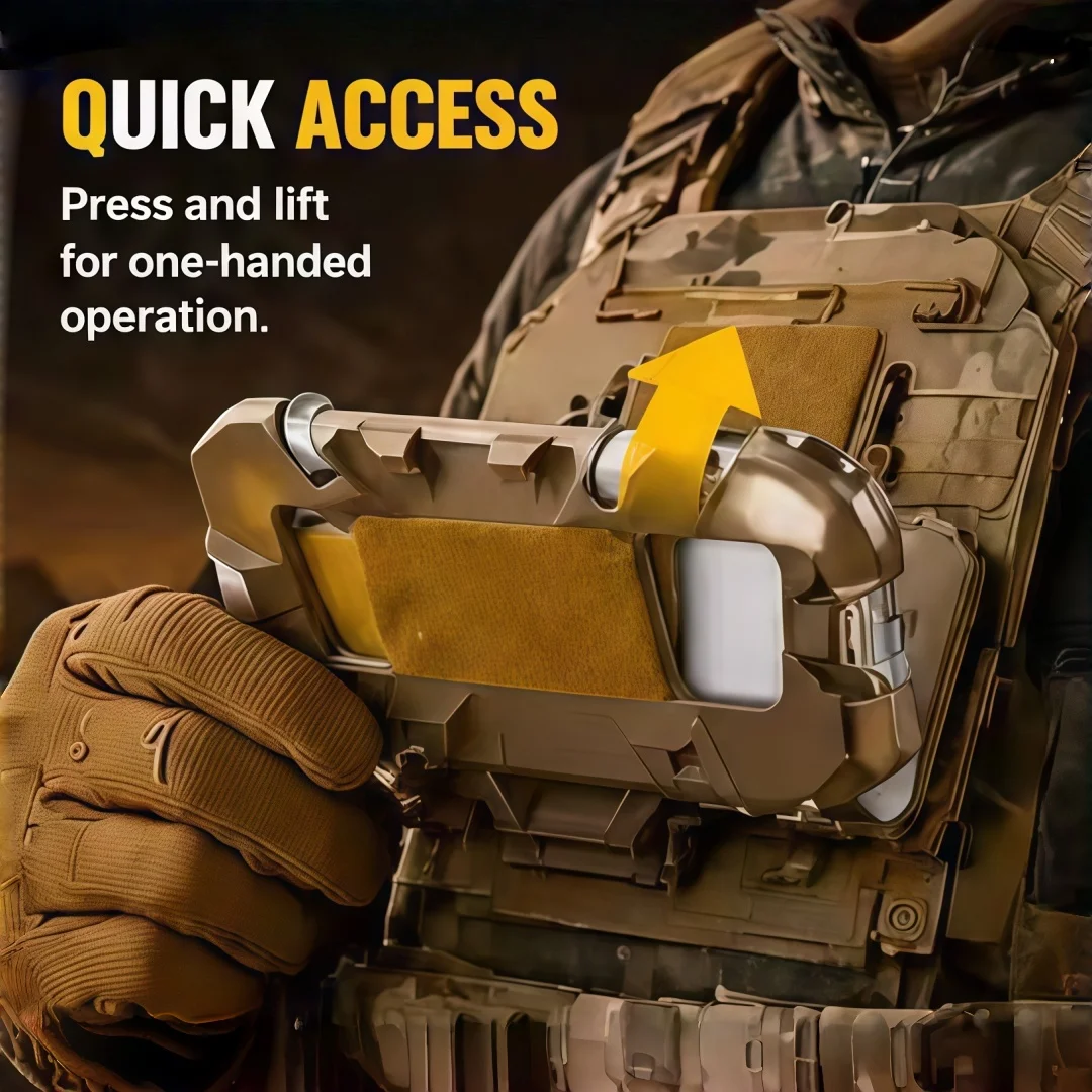 Plate Carrier Accessories Tactical Gear Molle Vest Phone Chest Mount Holder Agilite - Fits Screen Size 4.7"-6.7"
Plate Carrier Accessories Tactical Gear Molle Vest Phone Chest Mount Holder Agilite - Fits Screen Size 4.7"-6.7"