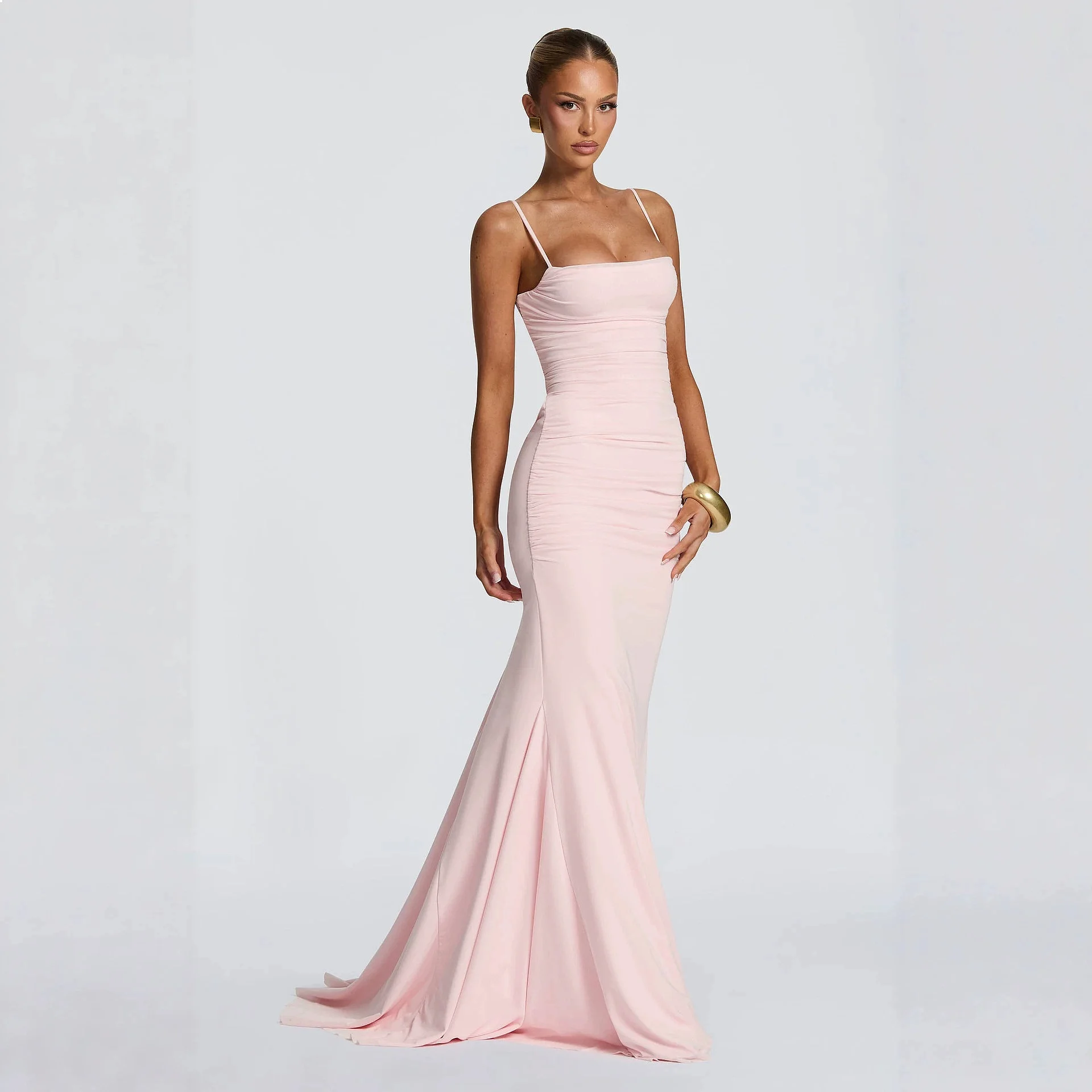 Sexy Backless Bodycon Evening Dress Summer Sleeveless Solid Color Party Dresses
Sexy Backless Bodycon Evening Dress Summer Sleeveless Solid Color Party Dresses