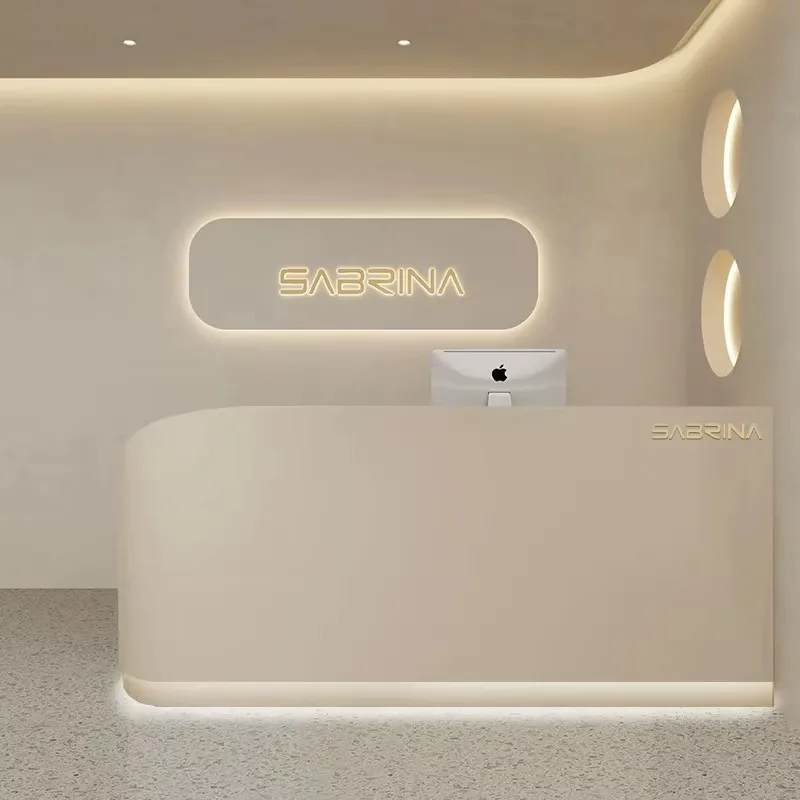 Executive Office Furniture Reception Salon Table Atelier Luxury Hairdressing Counter Desk Minimalist Church Pulpito Aesthetic
Executive Office Furniture Reception Salon Table Atelier Luxury Hairdressing Counter Desk Minimalist Church Pulpito Aesthetic