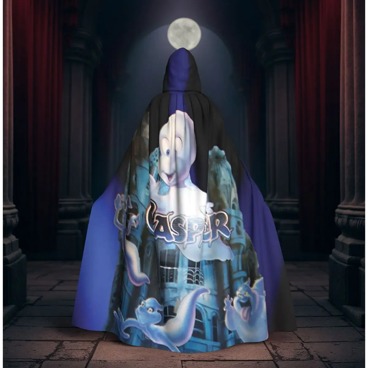 Длинный плащ-накидка «Дружелюбный призрак Каспер» для косплея, средневековый костюм ведьмы, на Хэллоуин, вампир, унисекс, для взрослых
Длинный плащ-накидка «Дружелюбный призрак Каспер» для косплея, средневековый костюм ведьмы, на Хэллоуин, вампир, унисекс, для взрослых