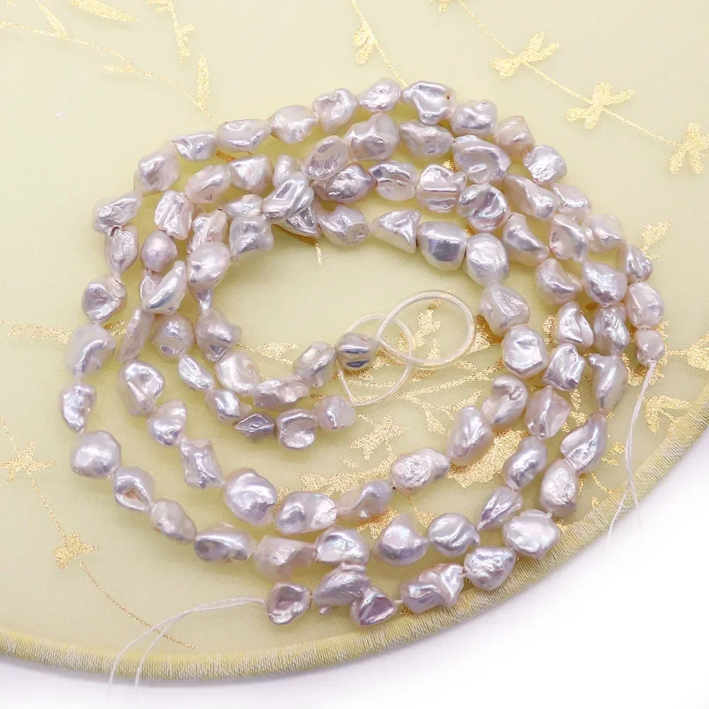Natural Freshwater Pearls Irregular Broken Silver Pearls 6x8mm Baroque Pearls Straight Holes Beading Materials DIY Necklaces
Natural Freshwater Pearls Irregular Broken Silver Pearls 6x8mm Baroque Pearls Straight Holes Beading Materials DIY Necklaces