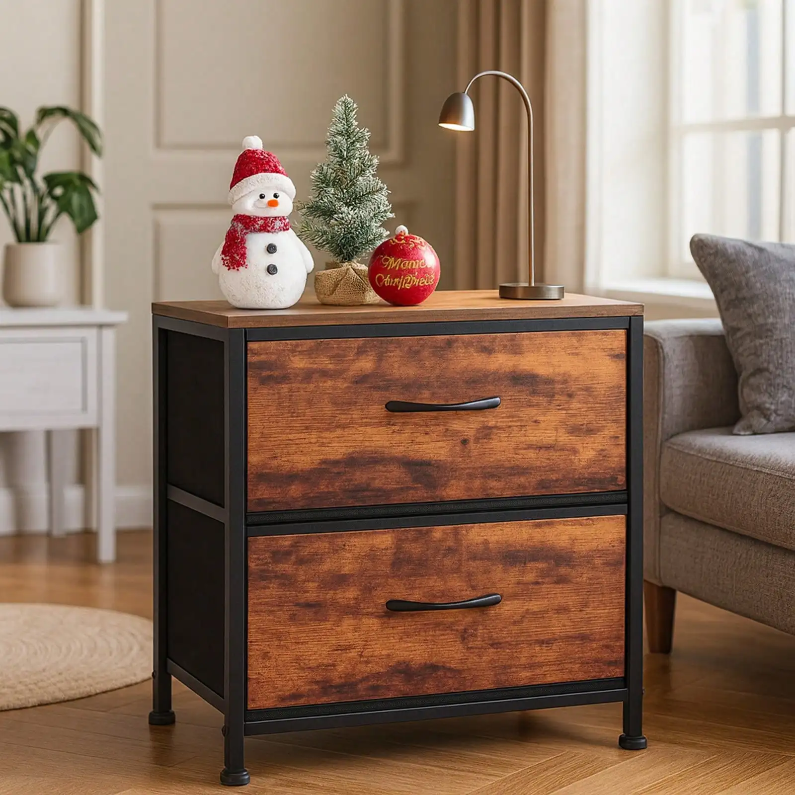2 Fabric Drawers Side Bedroom End Table Kids Bedside Storage Furniture For 20 Inch Tall Night Stan
2 Fabric Drawers Side Bedroom End Table Kids Bedside Storage Furniture For 20 Inch Tall Night Stan