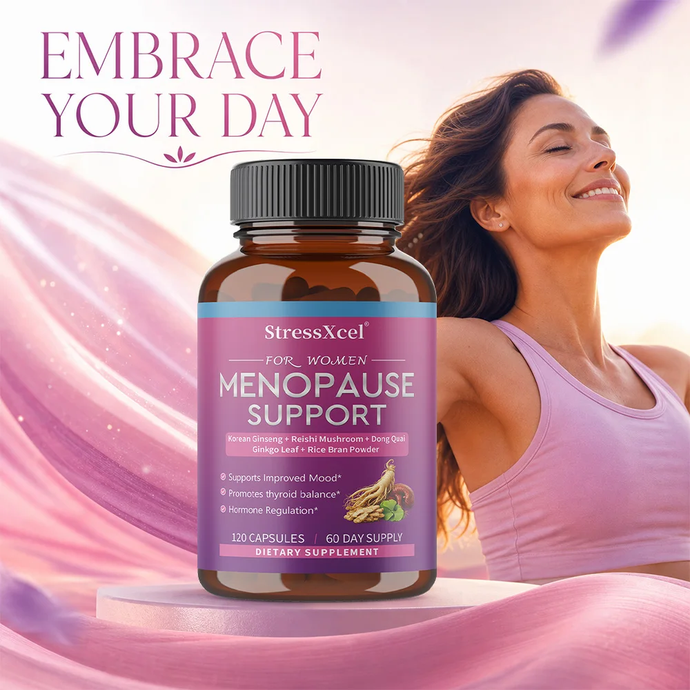Women’s Daily Menopause Support Capsules with Multi Herbs Vitamins, Nutritional Support for Metabolism Gut Bone Mood
Women’s Daily Menopause Support Capsules with Multi Herbs Vitamins, Nutritional Support for Metabolism Gut Bone Mood