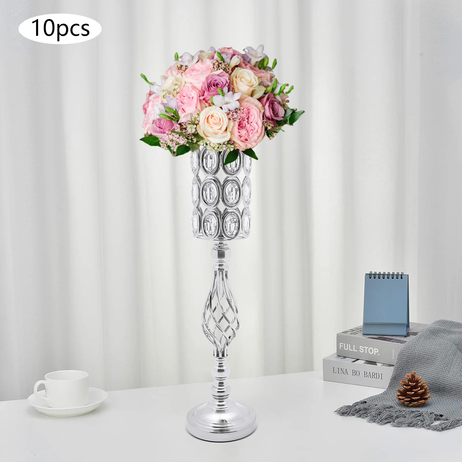 Elegant Flower Vases 24.02In Height, 4.72In Large Opening For Flower Arrangements, Ideal For Homes & Event Centerpieces
Elegant Flower Vases 24.02In Height, 4.72In Large Opening For Flower Arrangements, Ideal For Homes & Event Centerpieces