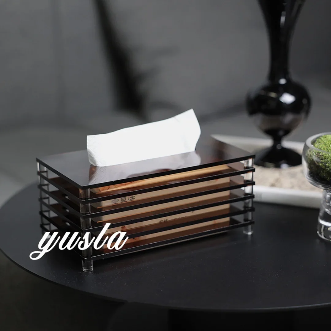 Light Luxury Acrylic Paper Box Living Room Tea Table High-end Villa Decoration Tissue Boxes Home Decor
Light Luxury Acrylic Paper Box Living Room Tea Table High-end Villa Decoration Tissue Boxes Home Decor