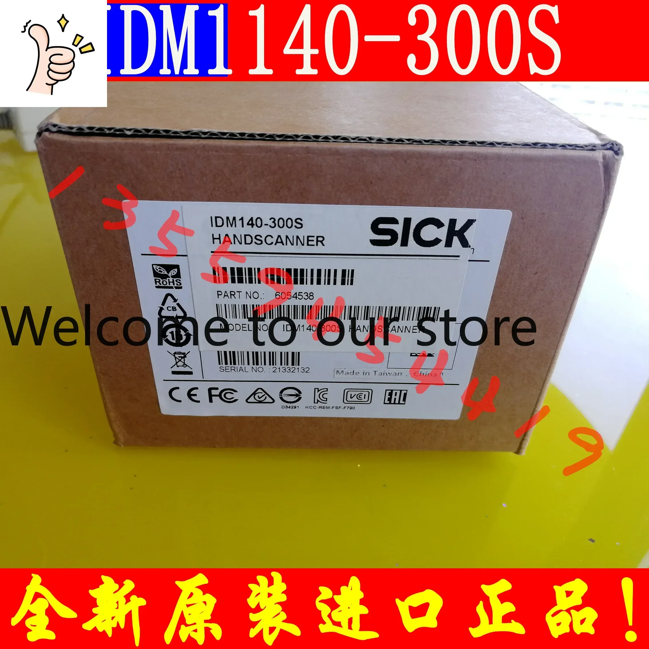 2026.4 SICK Scan Grab 6054538 IDM140-300S Original Genuine Postage Bargaining Order 6054540
2026.4 SICK Scan Grab 6054538 IDM140-300S Original Genuine Postage Bargaining Order 6054540