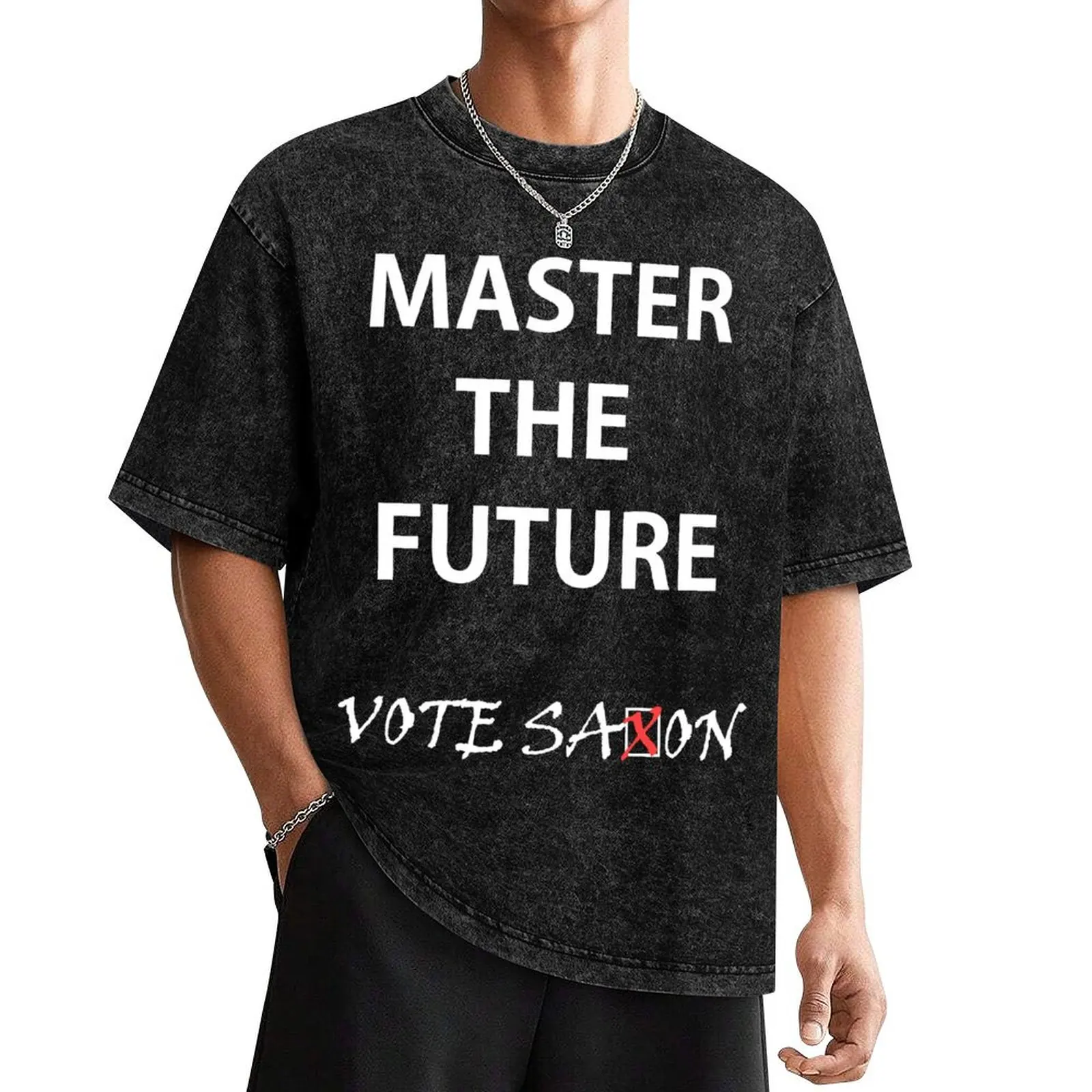 Vote saxon Master the future T-Shirt tshirts personalised designer shirts Men's t-shirt
Vote saxon Master the future T-Shirt tshirts personalised designer shirts Men's t-shirt