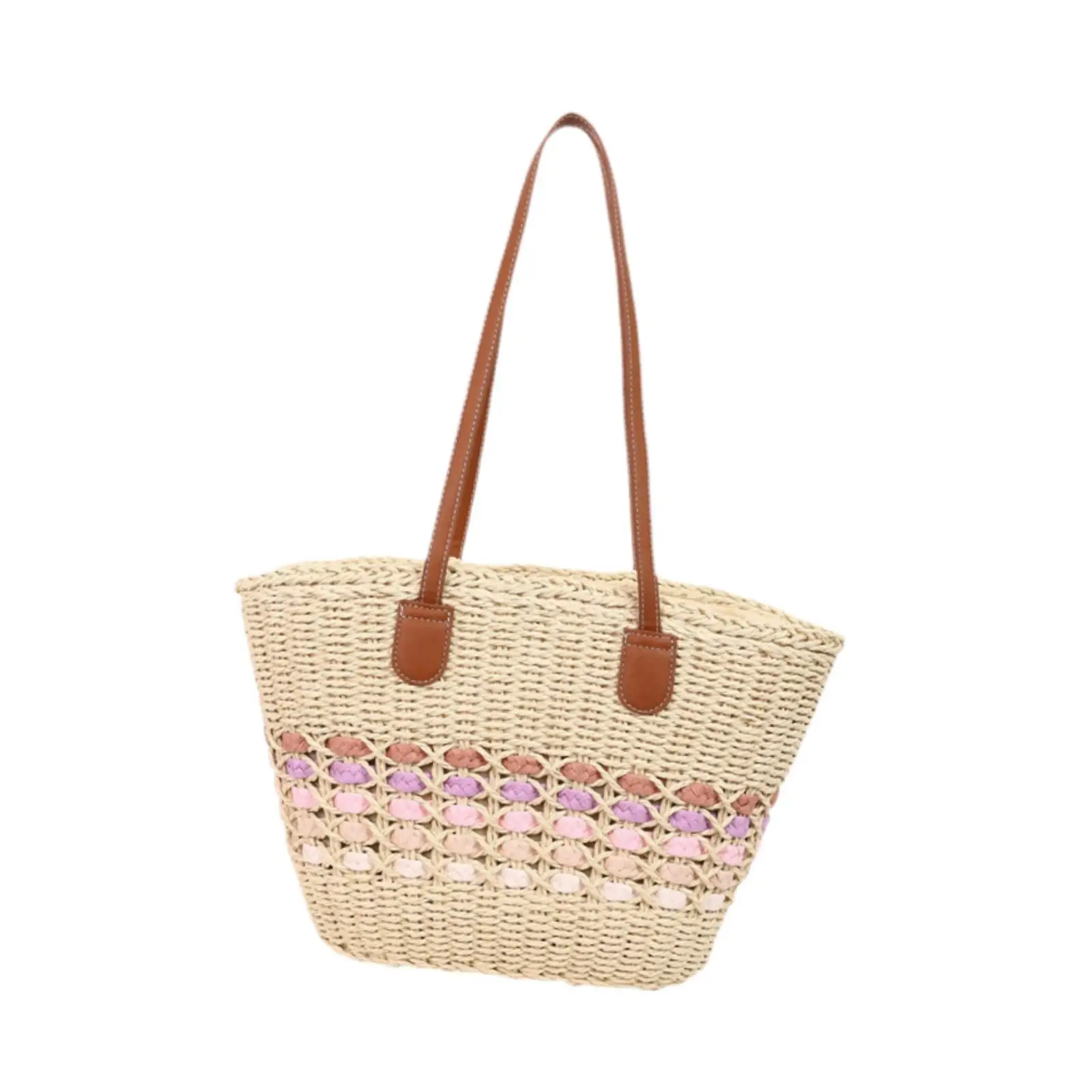 Women Shoulder Bag Large Capacity Woven Beach Tote Stylish Summer Handbag Vacation Purse for Daily Outdoor Travel
Women Shoulder Bag Large Capacity Woven Beach Tote Stylish Summer Handbag Vacation Purse for Daily Outdoor Travel