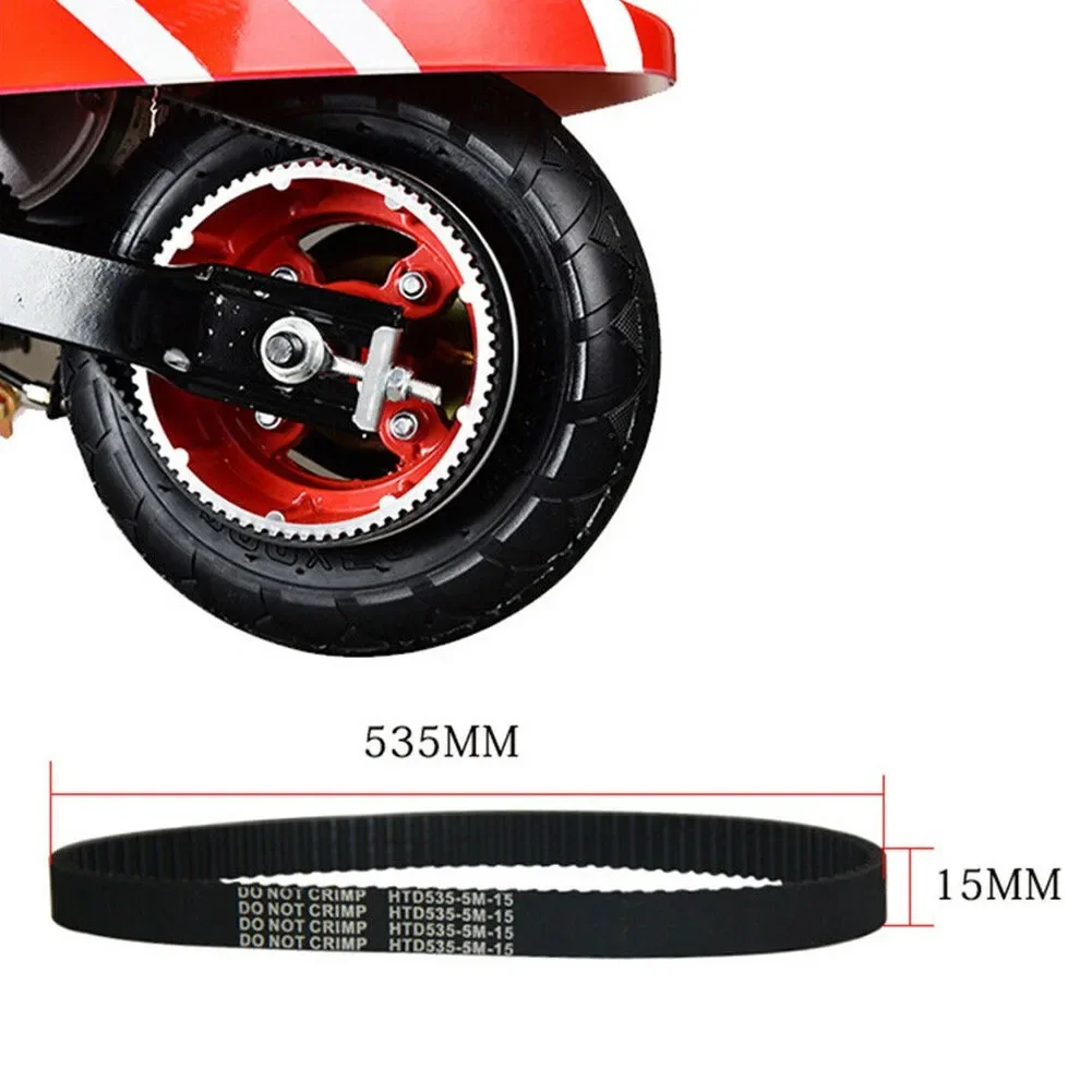 Mini Electric Scooter Timing Belt Thick Belt 5M-535-15 Rubber Drive Stripe Electric Scooter Transmission Belt Accessories
Mini Electric Scooter Timing Belt Thick Belt 5M-535-15 Rubber Drive Stripe Electric Scooter Transmission Belt Accessories