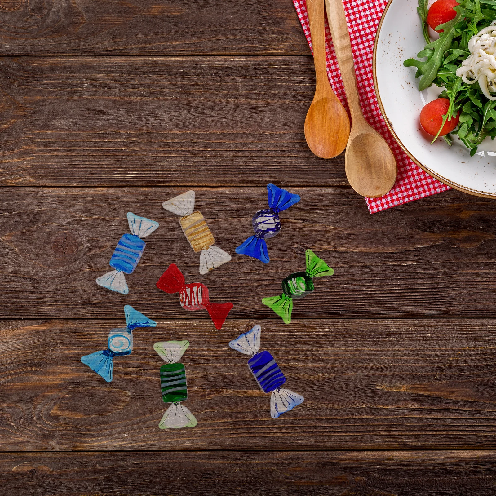 8Pcs Colorful Glass Candy Ornaments Stylish Home Use Decorative Desktop Crafts Bright Candy Figurines Glass Crafts Decoration
8Pcs Colorful Glass Candy Ornaments Stylish Home Use Decorative Desktop Crafts Bright Candy Figurines Glass Crafts Decoration