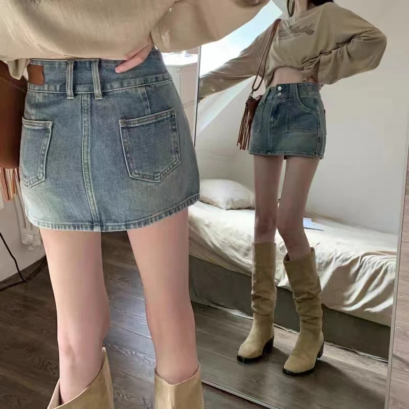 plus Size Women's Retro A-Line Denim Skirt High Waist Bodycon Short Skirt Slimming Effect Summer American Style
plus Size Women's Retro A-Line Denim Skirt High Waist Bodycon Short Skirt Slimming Effect Summer American Style