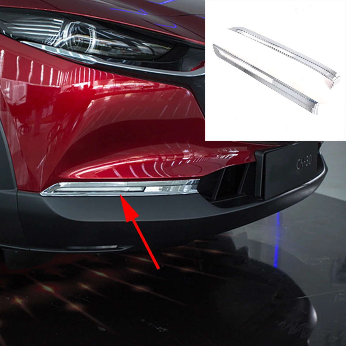 For Mazda CX30 CX-30 DM2020-2022 Car Front and Front Fog Light Cover Trim Sticker Front Bumper Decoration Lamp Exterior
For Mazda CX30 CX-30 DM2020-2022 Car Front and Front Fog Light Cover Trim Sticker Front Bumper Decoration Lamp Exterior