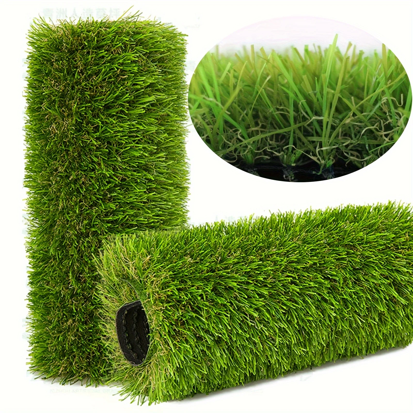 Artificial Grass Rug 1.38 Inch Outdoor Indoor Fake Grass Carpet Green Synthetic Grass Turf Realistic Faux Grass Rug with Drain Holes for Lawn Landscape Balcony Home Decor
Artificial Grass Rug 1.38 Inch Outdoor Indoor Fake Grass Carpet Green Synthetic Grass Turf Realistic Faux Grass Rug with Drain Holes for Lawn Landscape Balcony Home Decor
