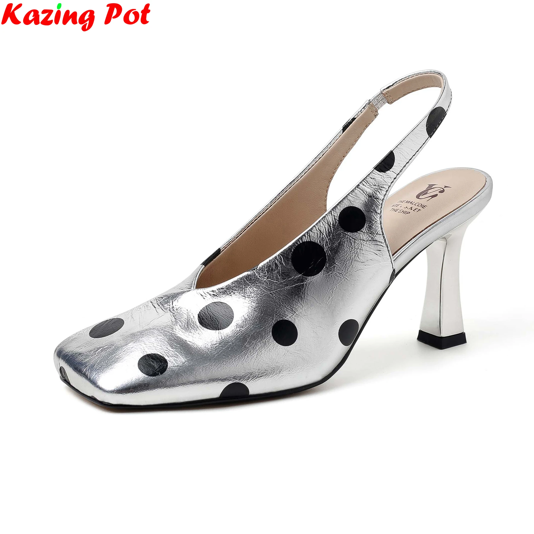 Fashion Cow Skin Square Toe High Heels Shallow Summer Autumn Shoes Dating Polka Dot Elegant Dress Catwalk Slingback Women Pumps
Fashion Cow Skin Square Toe High Heels Shallow Summer Autumn Shoes Dating Polka Dot Elegant Dress Catwalk Slingback Women Pumps