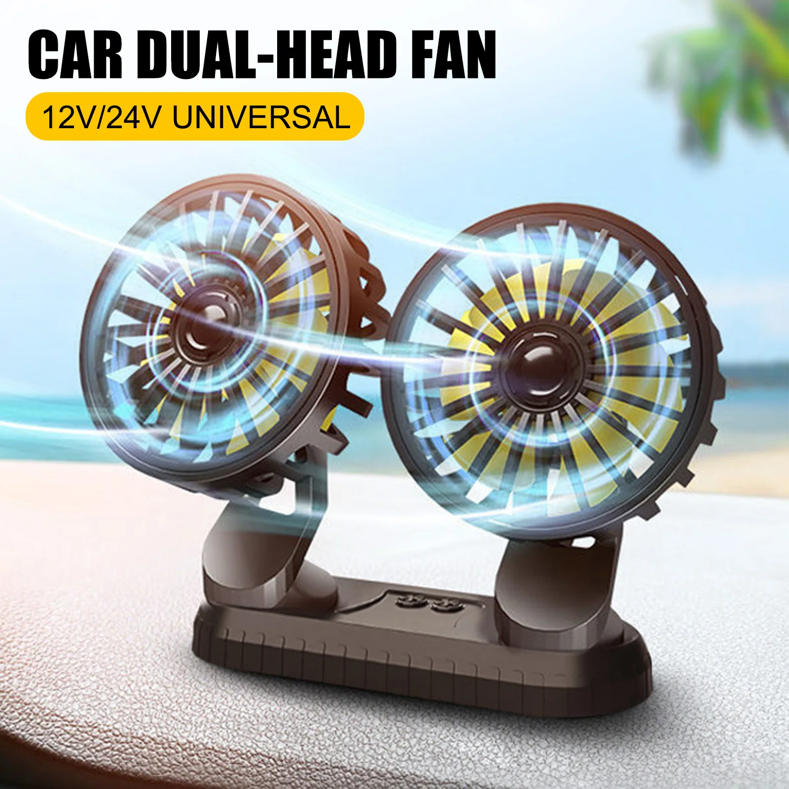 USB Powered Car Fan Multi-Angle Rotatable Dual Head 3-Speed Dashboard ABS Three Speeds Summer Cooling Fan Accessories
USB Powered Car Fan Multi-Angle Rotatable Dual Head 3-Speed Dashboard ABS Three Speeds Summer Cooling Fan Accessories