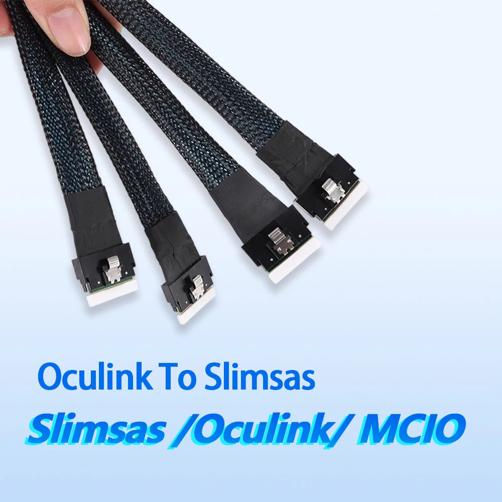 ADT-Link Slimsas Oculink To Slimsas MCIO Date Cable for Graphics Dock GPU Dock Backplane Adapter Riser 50cm 55cm 75cm Cable
ADT-Link Slimsas Oculink To Slimsas MCIO Date Cable for Graphics Dock GPU Dock Backplane Adapter Riser 50cm 55cm 75cm Cable