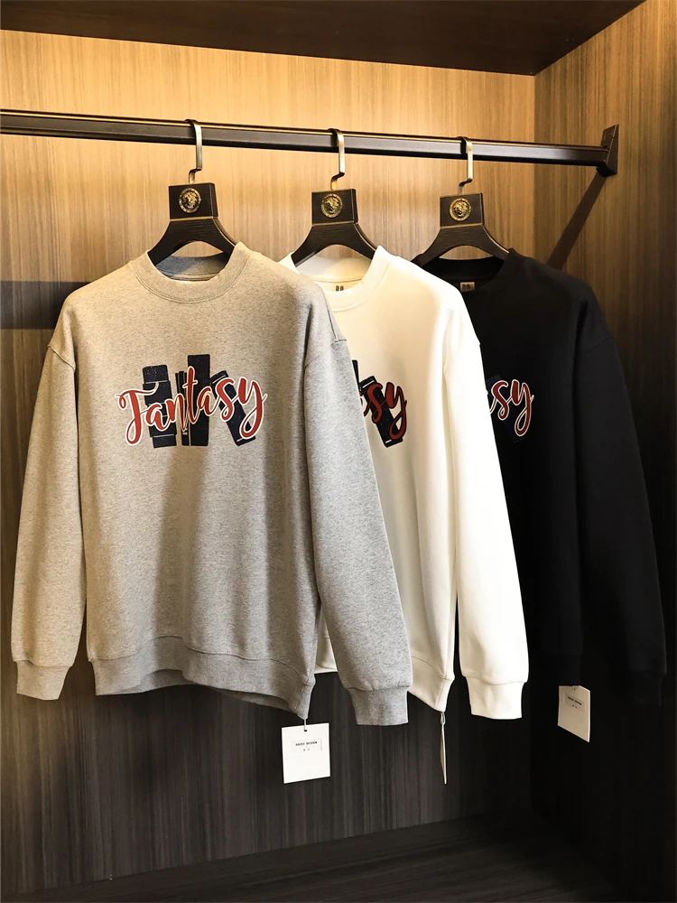 Laid-back Style! Simple Letter Print! Autumn Men's Fashionable round Neck Loose Hoodie Trendy Youth Color
Laid-back Style! Simple Letter Print! Autumn Men's Fashionable round Neck Loose Hoodie Trendy Youth Color