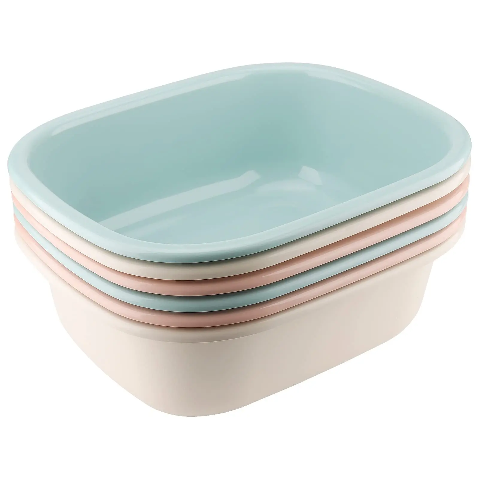 6 Pack 13L Stackable Plastic Dish Pan Basin For Washing Dishes
6 Pack 13L Stackable Plastic Dish Pan Basin For Washing Dishes