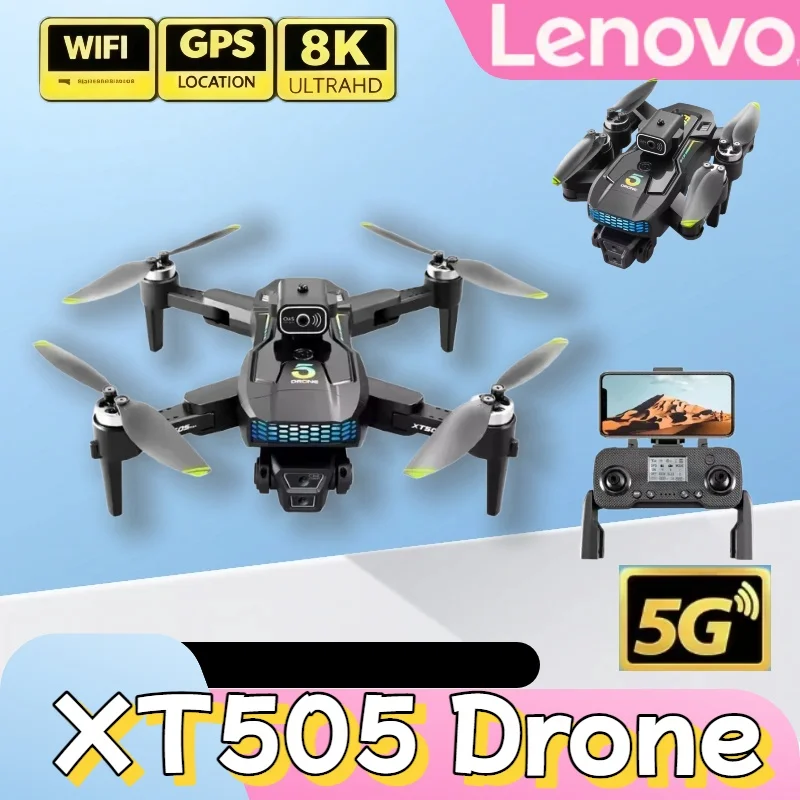 Lenovo Brushless XT505 Foldable Drone 5G GPS Optical Flow Dual WiFi Professional Aerial Camera Gimbal Medium Size RC Quadcopter
Lenovo Brushless XT505 Foldable Drone 5G GPS Optical Flow Dual WiFi Professional Aerial Camera Gimbal Medium Size RC Quadcopter