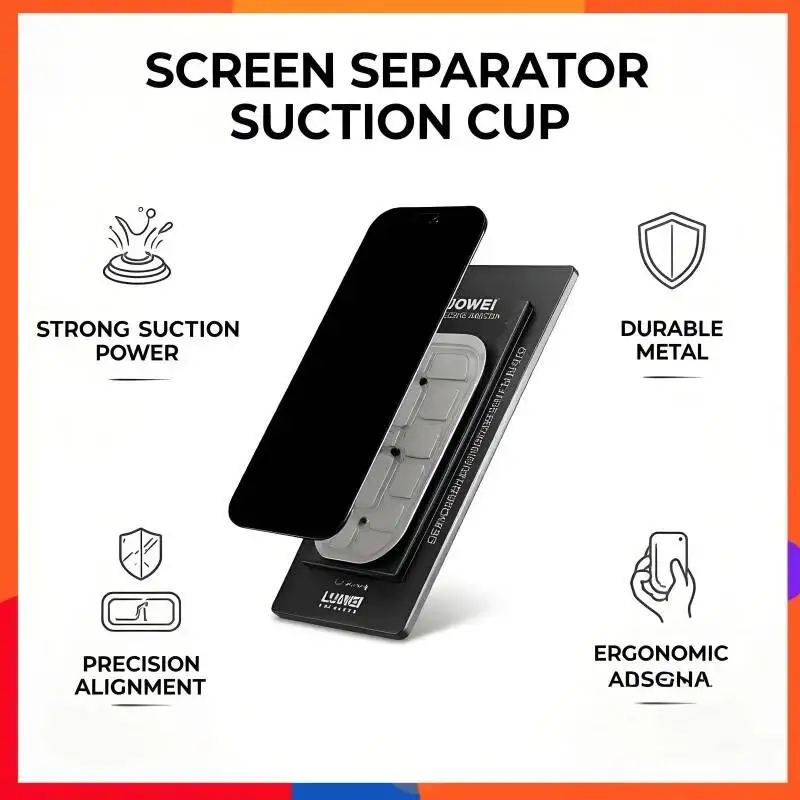 LUOWEI LW-234 High Density Silicone Suction Pad 99 Compatible for iPhone Huawei OnePlus Screen Bracket Separation Removal Tool
LUOWEI LW-234 High Density Silicone Suction Pad 99 Compatible for iPhone Huawei OnePlus Screen Bracket Separation Removal Tool