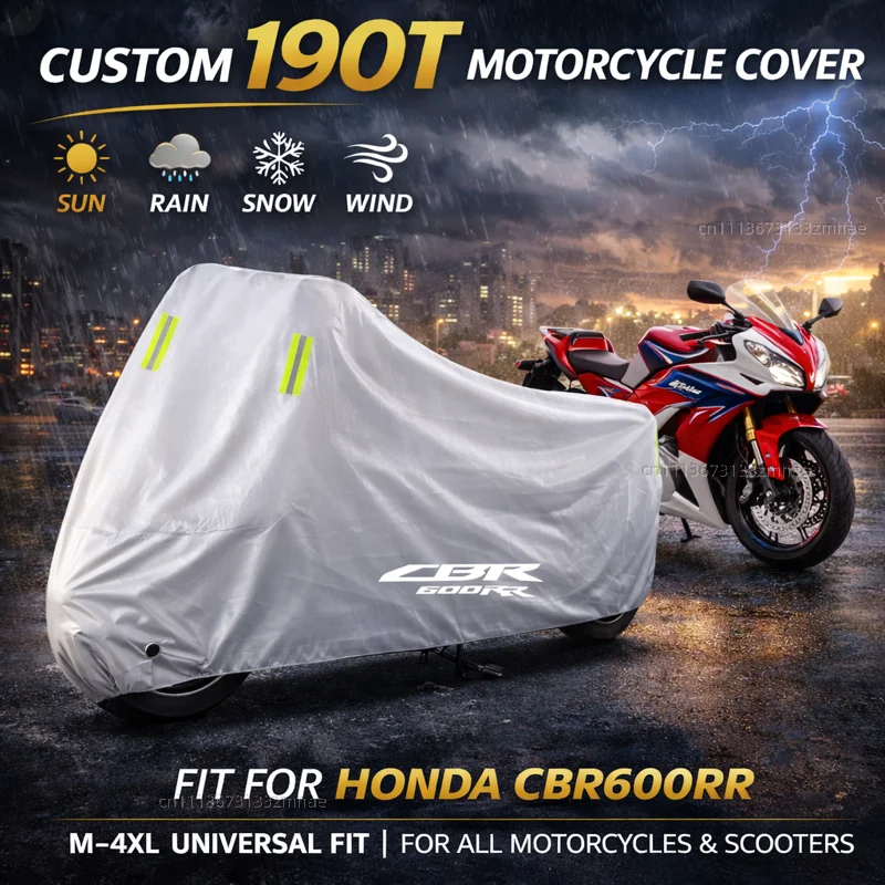 Чехол для мотоцикла Honda CBR 600RR CBR600RR 2004-2022, водонепроницаемый, сверхпрочный, для улицы, защита от дождя, пыли и солнца
Чехол для мотоцикла Honda CBR 600RR CBR600RR 2004-2022, водонепроницаемый, сверхпрочный, для улицы, защита от дождя, пыли и солнца