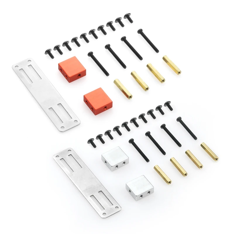 X18A-2SET Metal Servo Fixed Mount Bracket Kit For WPL B14 B16 B36 C24 C34 1/16 RC Truck Car Upgrade Parts,Red & Silver
X18A-2SET Metal Servo Fixed Mount Bracket Kit For WPL B14 B16 B36 C24 C34 1/16 RC Truck Car Upgrade Parts,Red & Silver