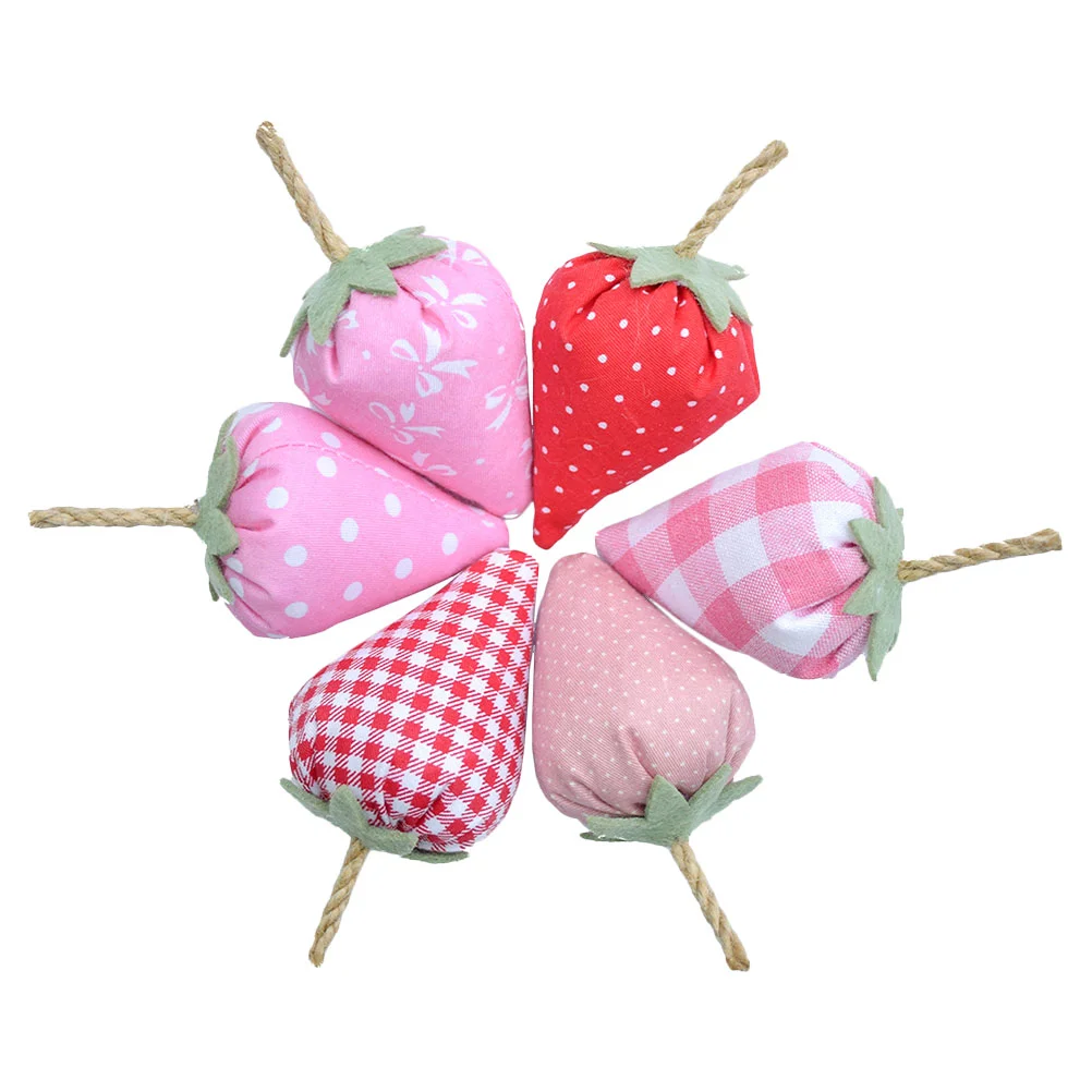 6 Pcs Strawberry Simulated Lifelike Fruits Artificial Decoration Decorate Ornament Toy
6 Pcs Strawberry Simulated Lifelike Fruits Artificial Decoration Decorate Ornament Toy