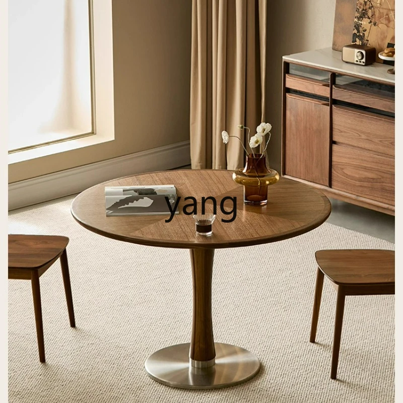 LTT solid wood round dining table French retro dining table home dining table
LTT solid wood round dining table French retro dining table home dining table