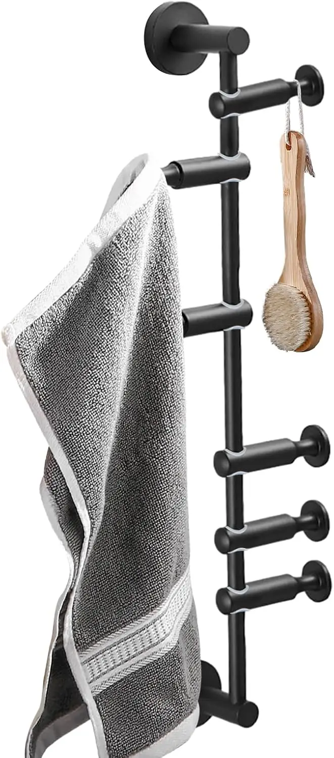Wall Mounted Metal Vertical Tree Branch Coat Rack, 6 Adjustable Movable Rotatable Hooks, 23.62'' Wall Hanger Coat Hat Ho
Wall Mounted Metal Vertical Tree Branch Coat Rack, 6 Adjustable Movable Rotatable Hooks, 23.62'' Wall Hanger Coat Hat Ho