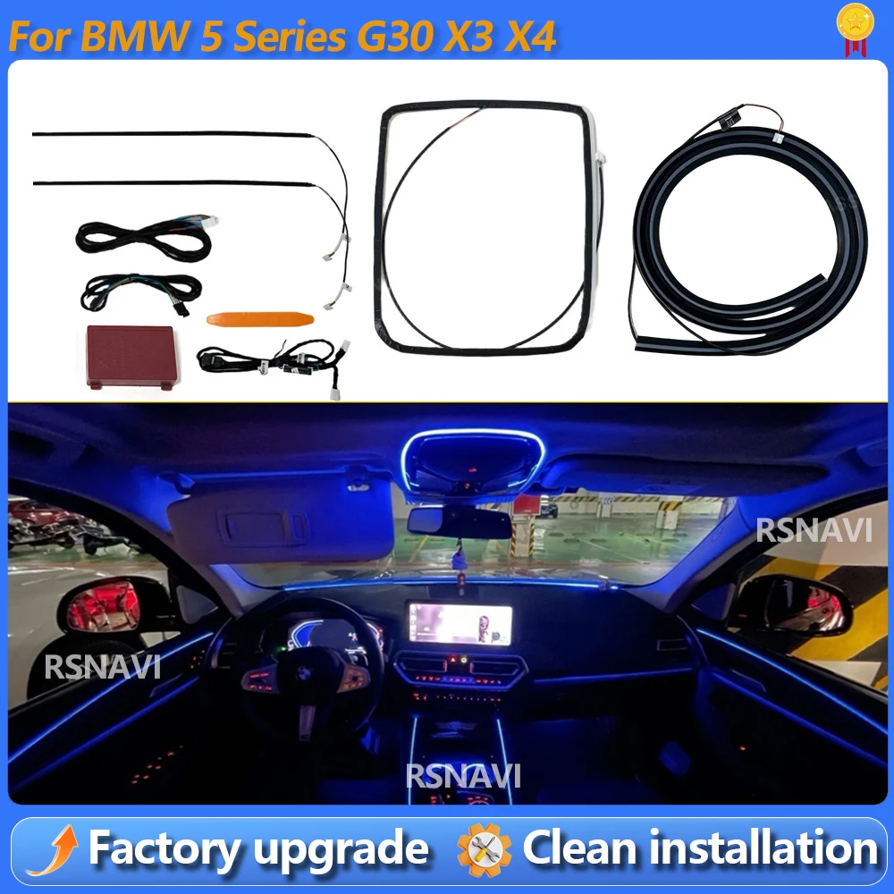 11 Colors Ambient Light reading light for BMW 5 6GT Series G30 G32 X3 G01 X4 G02 Saddle light and Central Control Surround light
11 Colors Ambient Light reading light for BMW 5 6GT Series G30 G32 X3 G01 X4 G02 Saddle light and Central Control Surround light