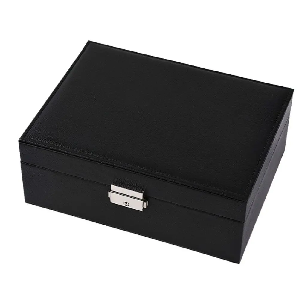 Large Capacity Pu Leather Jewelry Box Double Layer Subzone Jewelry Storage Box Jewelry Case Ring Earrings Jewelry Display Holder
Large Capacity Pu Leather Jewelry Box Double Layer Subzone Jewelry Storage Box Jewelry Case Ring Earrings Jewelry Display Holder