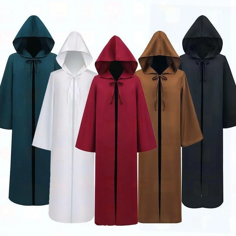 Medieval Retro Monastic Robe with Hood Witch Priest Hooded Cloak Halloween Cosplay Costume Women's Traditional Chinese Stage ...
Medieval Retro Monastic Robe with Hood Witch Priest Hooded Cloak Halloween Cosplay Costume Women's Traditional Chinese Stage ...