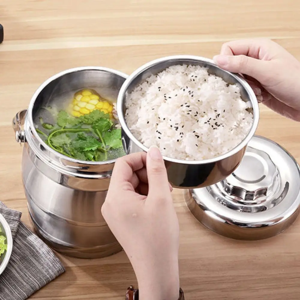Stainless Steel Thermos Food Jar Foldable Handle Large Capacity Thermal Lunch Box Sealed Leakproof Insulated Pot School
Stainless Steel Thermos Food Jar Foldable Handle Large Capacity Thermal Lunch Box Sealed Leakproof Insulated Pot School