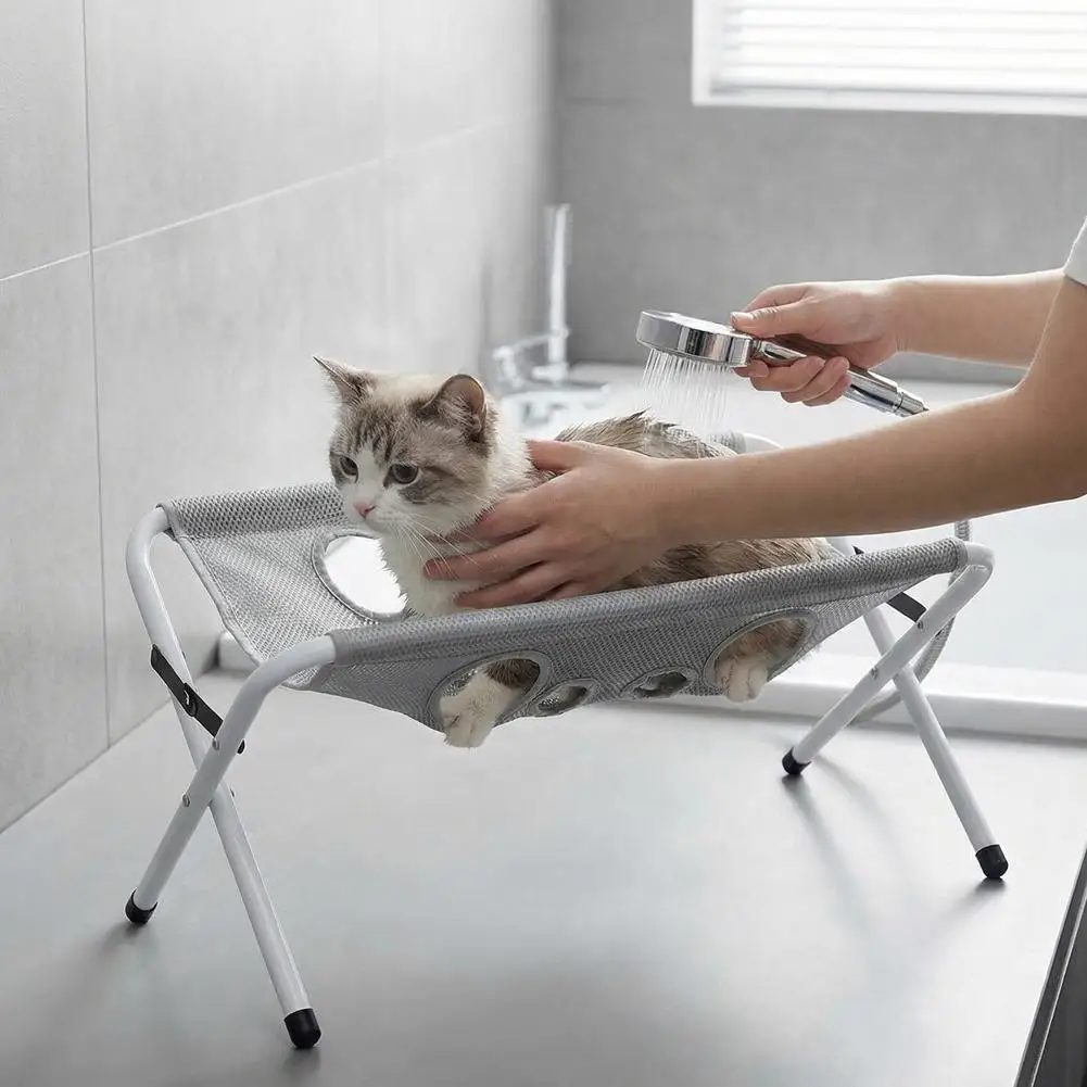 Adjustable Detachable Pet Grooming Hammock, Breathable Scratch-Resistant Bathing Bed for Cats & Small Dogs,Multi-Use Pet Sling
Adjustable Detachable Pet Grooming Hammock, Breathable Scratch-Resistant Bathing Bed for Cats & Small Dogs,Multi-Use Pet Sling