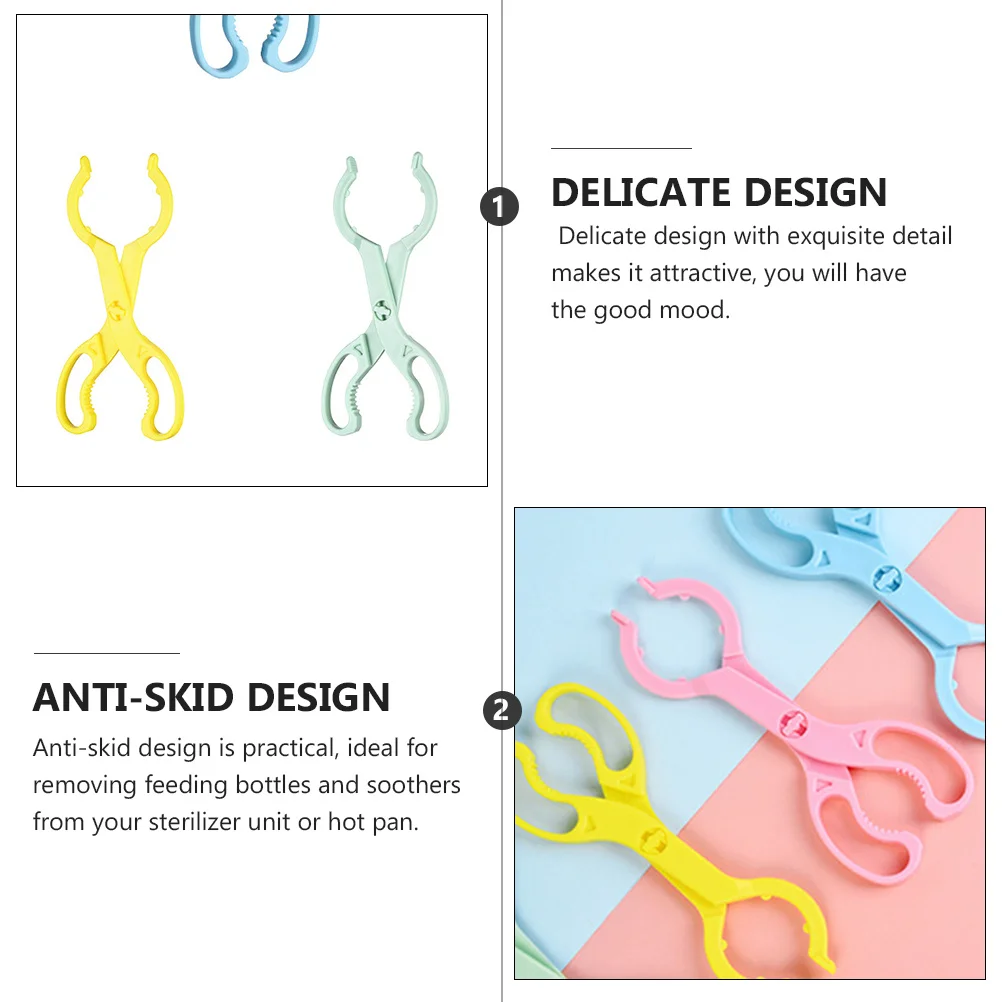 4Pcs Feeding-Bottle Clamp Baby Bottle Tongs Anti-Slip Durable Lightweight Detachable Holder Clips for Feeding Bottles Pacifier
4Pcs Feeding-Bottle Clamp Baby Bottle Tongs Anti-Slip Durable Lightweight Detachable Holder Clips for Feeding Bottles Pacifier