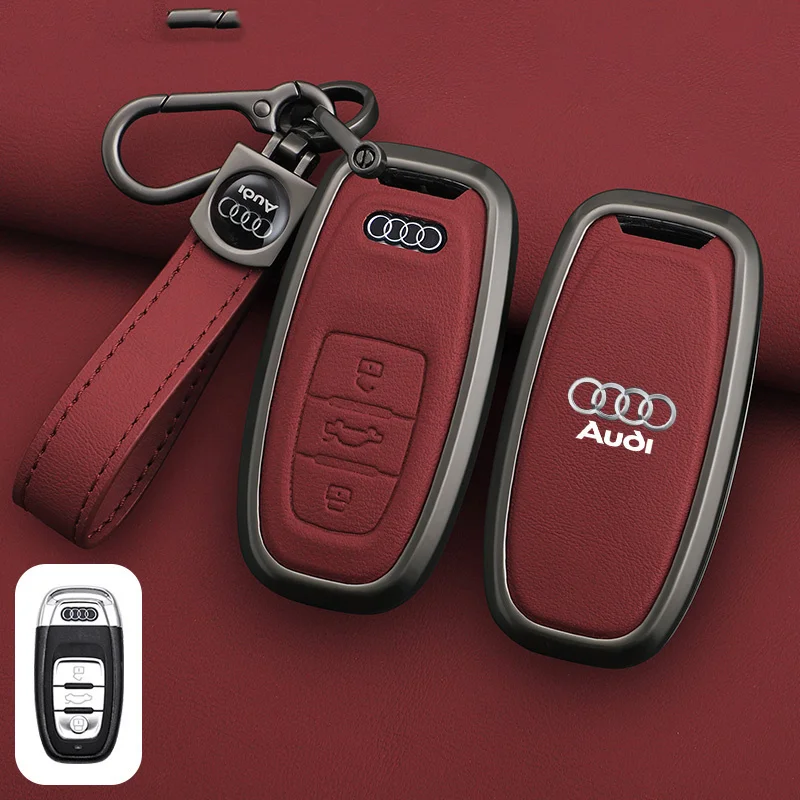 Zinc Alloy Car Key Case Holder Shell Remote Control Protector Keychain Accessory For Audi A1 A2 A5 A6 A8 Q1 Q6 Q7 Q8 TTS RS3 RS7
Zinc Alloy Car Key Case Holder Shell Remote Control Protector Keychain Accessory For Audi A1 A2 A5 A6 A8 Q1 Q6 Q7 Q8 TTS RS3 RS7