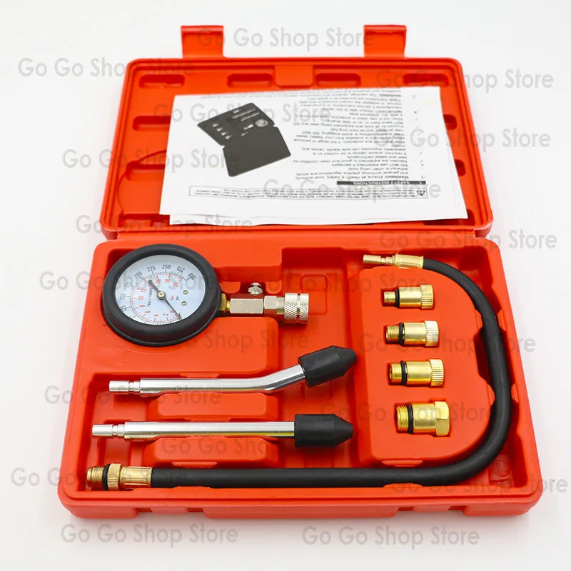Special Tools Auto Repair Cylinder Pressure Gauge Pressure Detection Auto-motorcycle Dual-purpose Gasoline Engine
Special Tools Auto Repair Cylinder Pressure Gauge Pressure Detection Auto-motorcycle Dual-purpose Gasoline Engine