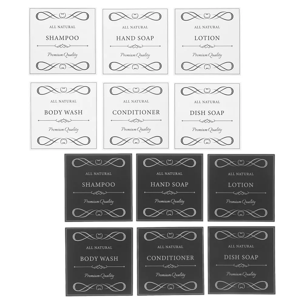 12pcs Bathroom Bottle Labels Waterproof Adhesive Stickers for Organizing Dispenser Containers for Shower
12pcs Bathroom Bottle Labels Waterproof Adhesive Stickers for Organizing Dispenser Containers for Shower