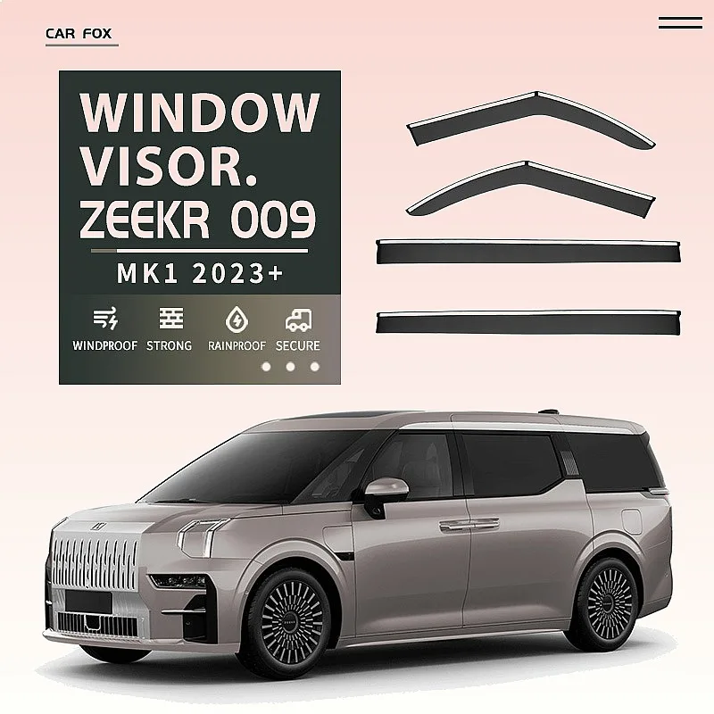 4Pcs/6Pcs For ZEEKR 009 2023+ Car Window Visor Rain Sun Shade Awning Windshield Side Deflector Auto Accessories
4Pcs/6Pcs For ZEEKR 009 2023+ Car Window Visor Rain Sun Shade Awning Windshield Side Deflector Auto Accessories