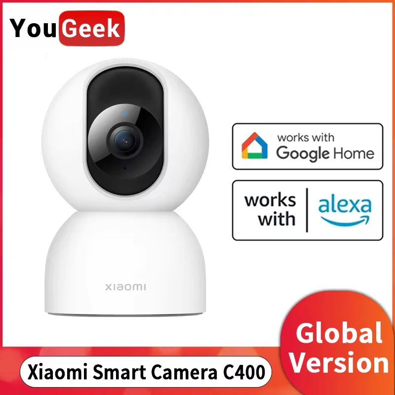 Global Version Xiaomi Smart Camera C400 Smart Home WiFi 4MP 360° Rotation AI Human Detection Alexa Google Assistant 2560x1440
Global Version Xiaomi Smart Camera C400 Smart Home WiFi 4MP 360° Rotation AI Human Detection Alexa Google Assistant 2560x1440