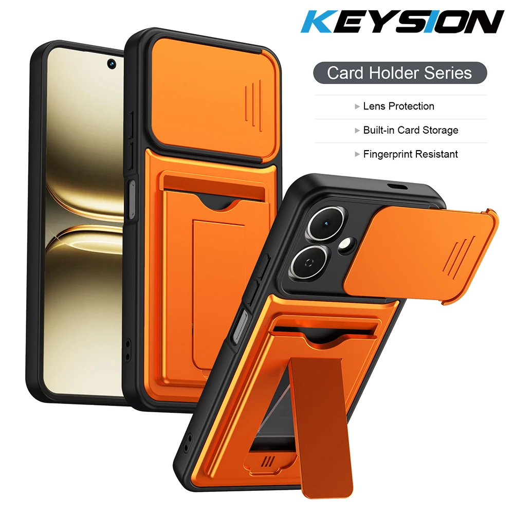 KEYSION Card Holder Bag Phone Case for Infinix Smart 20 Slide Camera Protection Kickstand Shockproof Cover for Infinix Smart 20
KEYSION Card Holder Bag Phone Case for Infinix Smart 20 Slide Camera Protection Kickstand Shockproof Cover for Infinix Smart 20