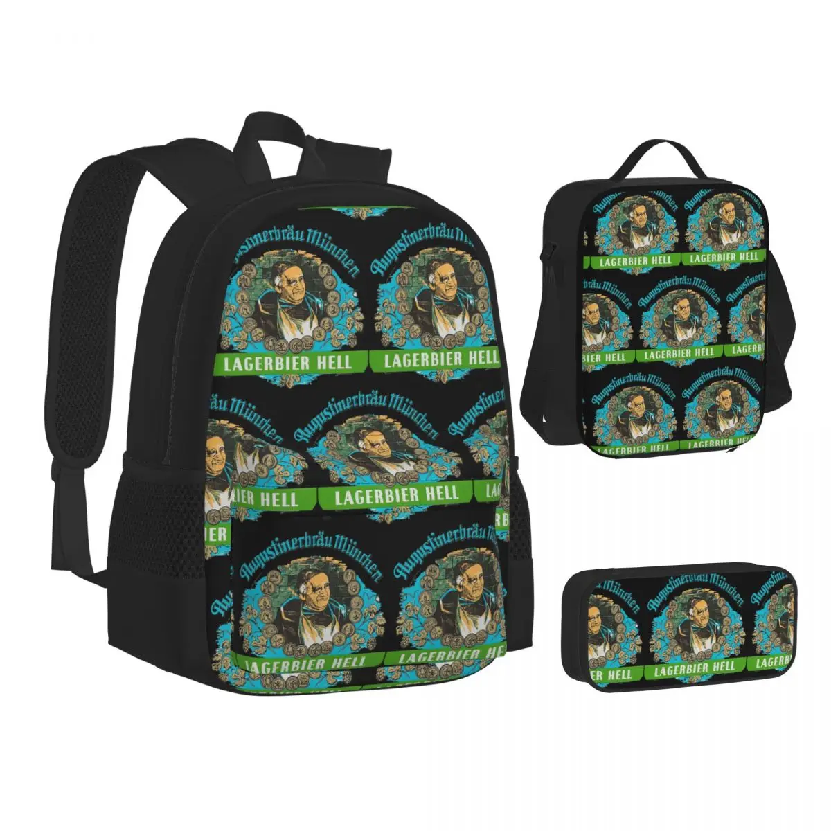 Augustiner Munich Beer...Lagerbier Hell Classic Backpacks Bookbag School Bags Kids Rucksack Lunch Bag Pen Bag Three-Piece Set
Augustiner Munich Beer...Lagerbier Hell Classic Backpacks Bookbag School Bags Kids Rucksack Lunch Bag Pen Bag Three-Piece Set