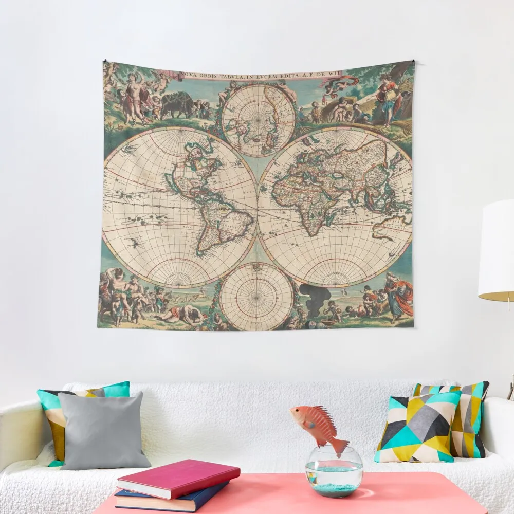 An Old Map of the World // 1670 Amsterdam Tapestry For Bedroom Wall Carpet Tapestry
An Old Map of the World // 1670 Amsterdam Tapestry For Bedroom Wall Carpet Tapestry